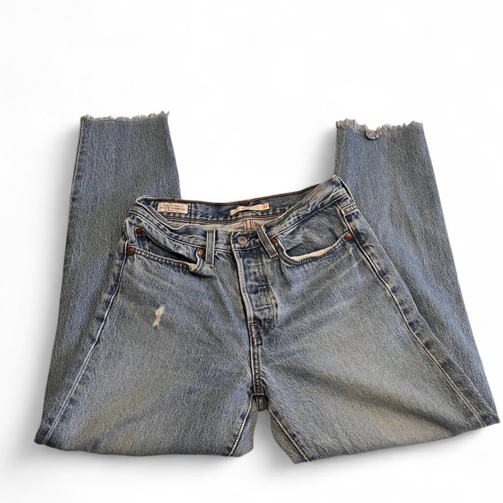 Levi's Light Blue Straight Leg Jeans